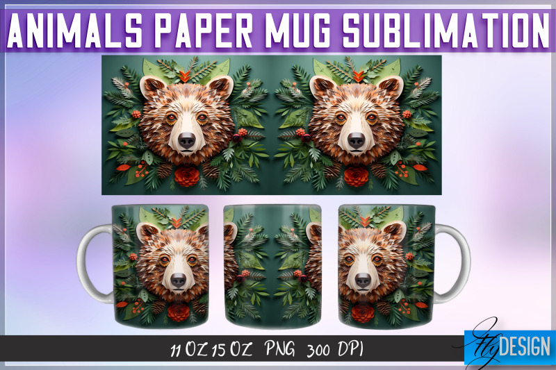 bear-paper-mug-sublimation