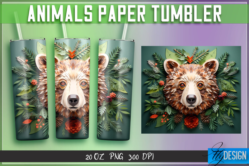 bear-paper-tumblers-wrap-20-oz