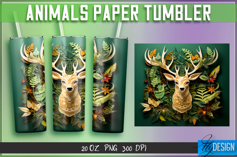 animals-paper-tumblers-wrap-20-oz