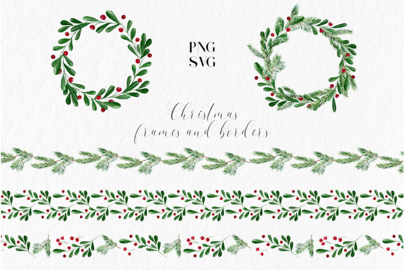 christmas-wreath-borders-svg-png