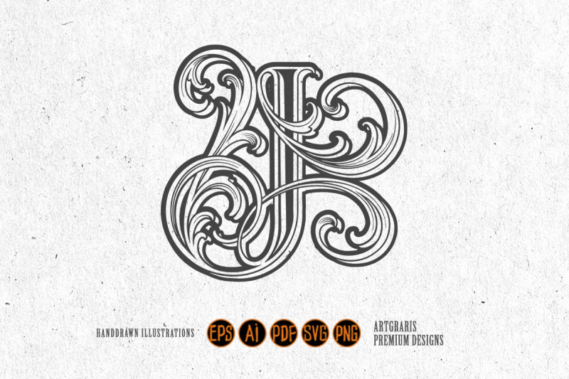 vintage-elegance-letter-j-monogram-logo-outline