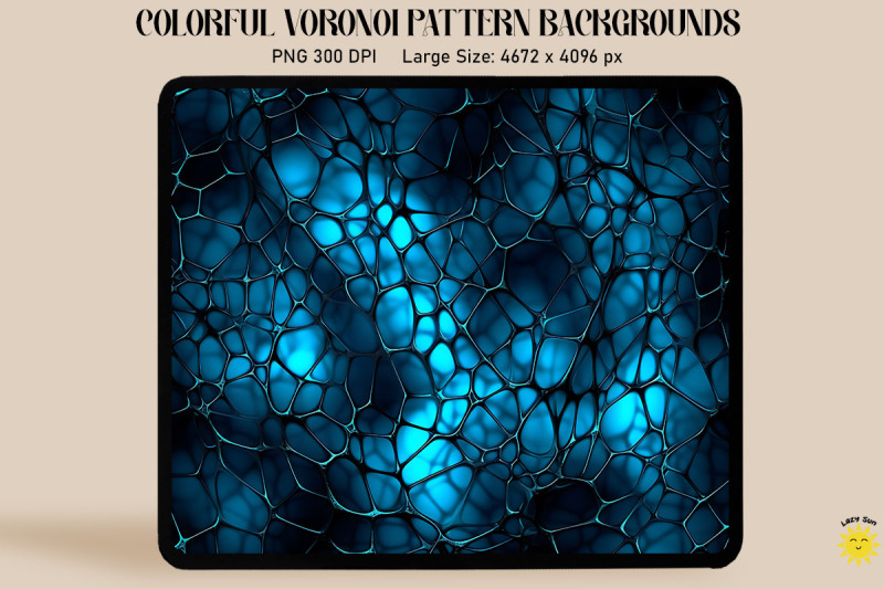 glowing-blue-wireframe-voronoi-pattern