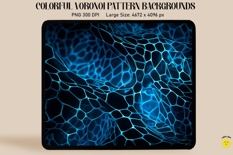 glowing-blue-wireframe-voronoi-pattern