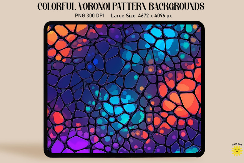 fluorescence-voronoi-diagram-pattern