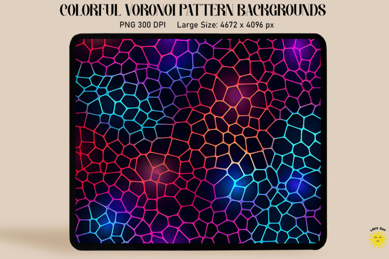 fluorescence-voronoi-diagram-pattern