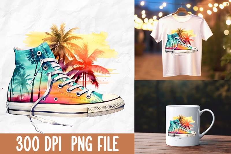 retro-80s-rad-vintage-sneakers-palm-tree