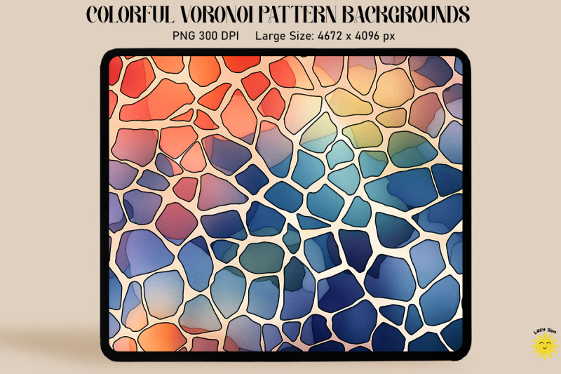 watercolor-voronoi-diagram-pattern