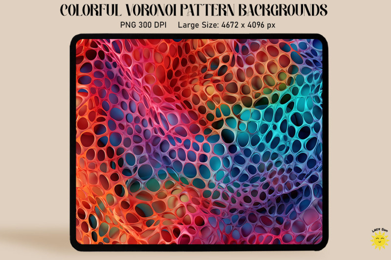 3d-colorful-voronoi-diagram-pattern