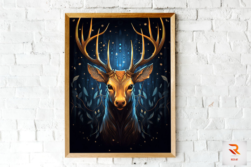 majestic-beautiful-deer-fantasy-wall-art