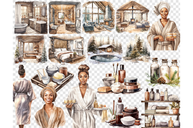 spa-day-clipart-black-girl-clipart-png