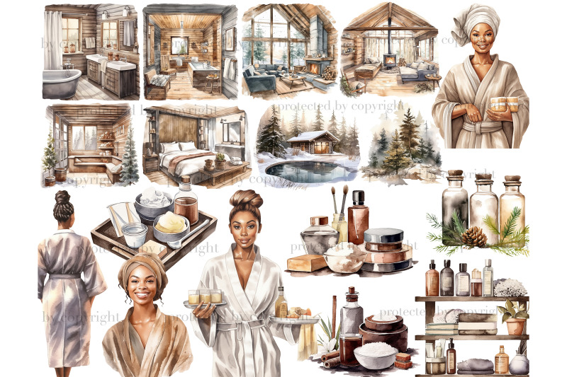 spa-day-clipart-black-girl-clipart-png