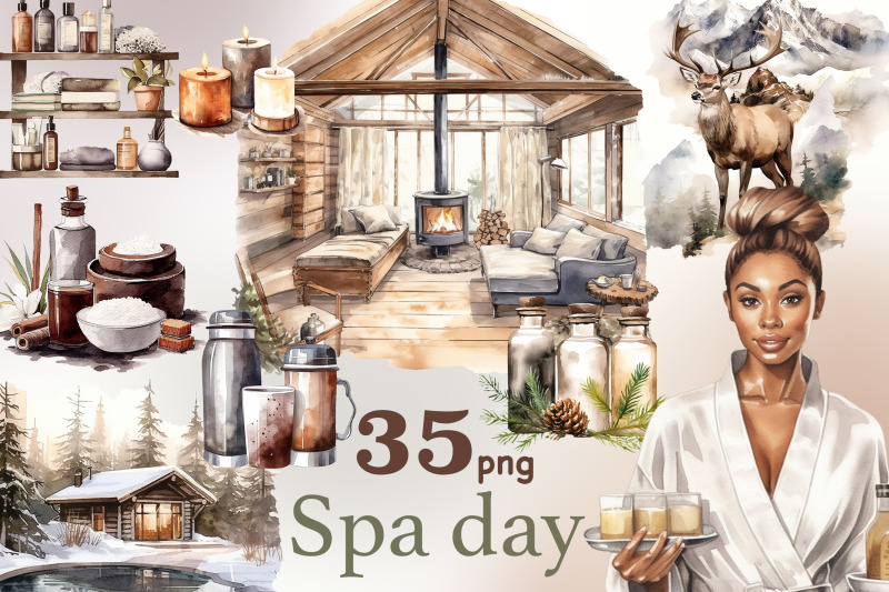 spa-day-clipart-black-girl-clipart-png