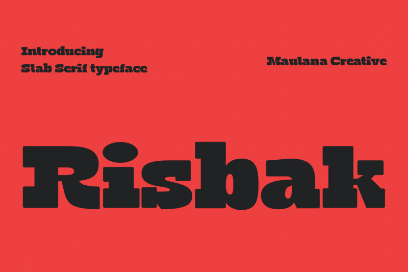 risbak-slab-serif-typeface