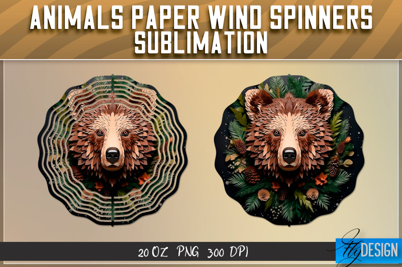 animals-paper-wind-spinners-sublimation