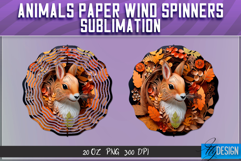 animals-paper-wind-spinners-sublimation