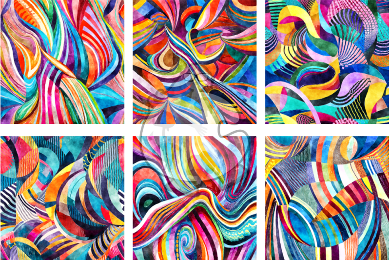 funky-stripes-set-2-transparent-watercolor-abstract-patterns