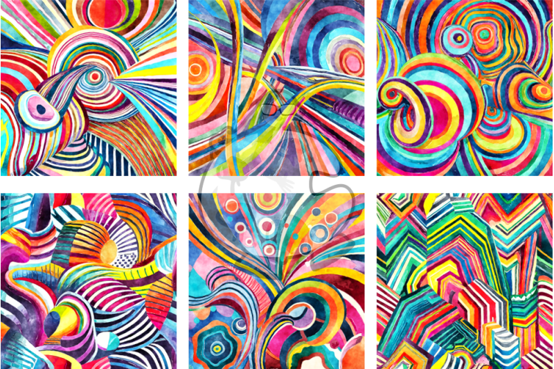 funky-stripes-set-2-transparent-watercolor-abstract-patterns