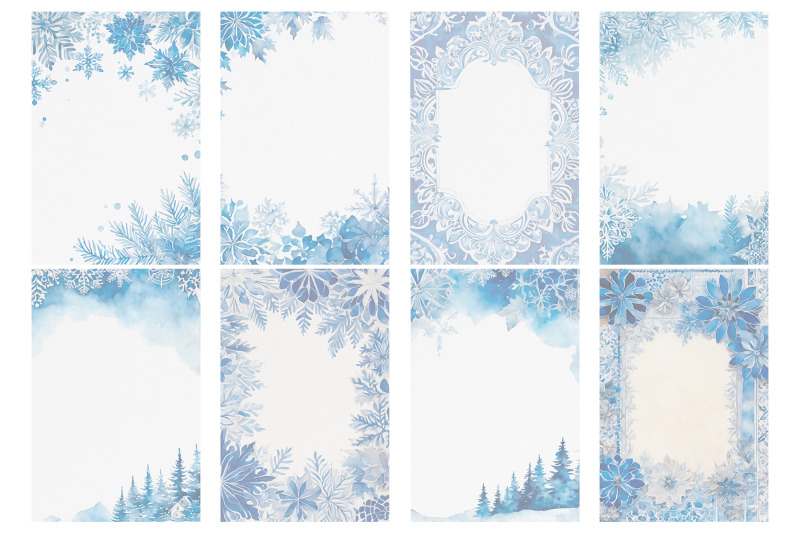watercolor-winter-blue-digital-backgroud