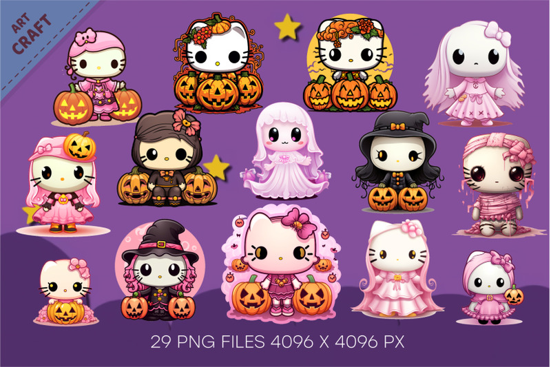 halloween-spooky-kitty-stickers-bundle-png