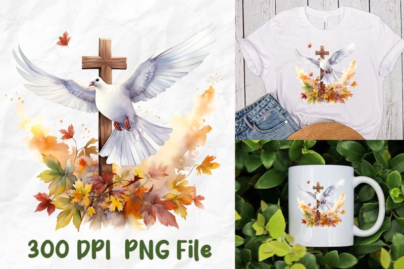 jesus-christ-peace-pigeon-cross-autumn