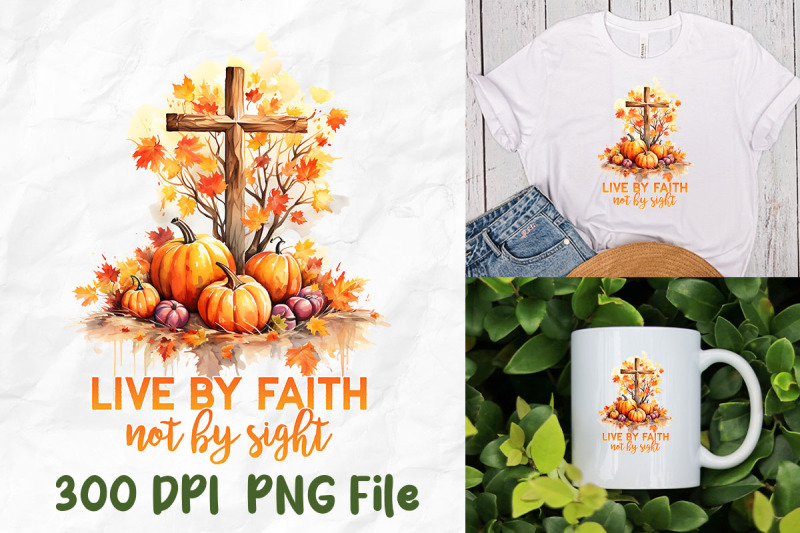 live-by-faith-not-by-sight-jesus-pumpkin