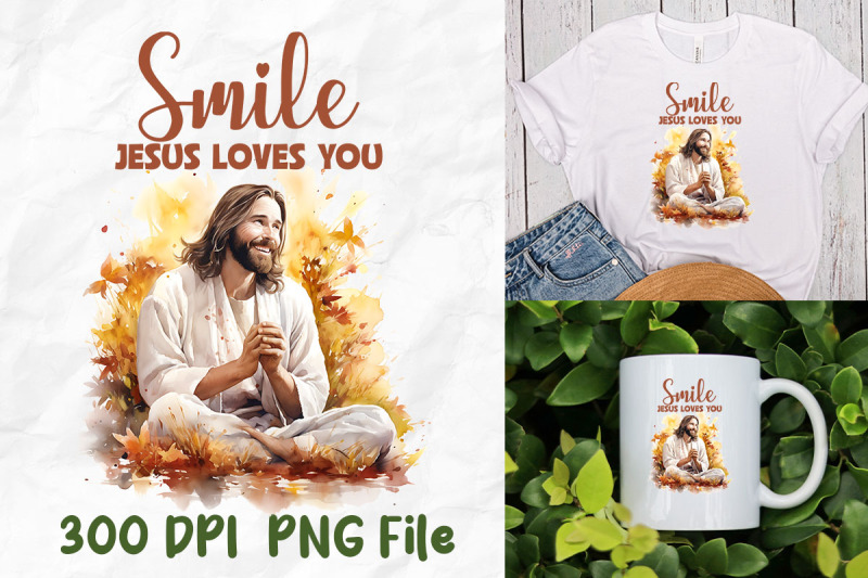 smile-jesus-loves-you-pray-meditate-god