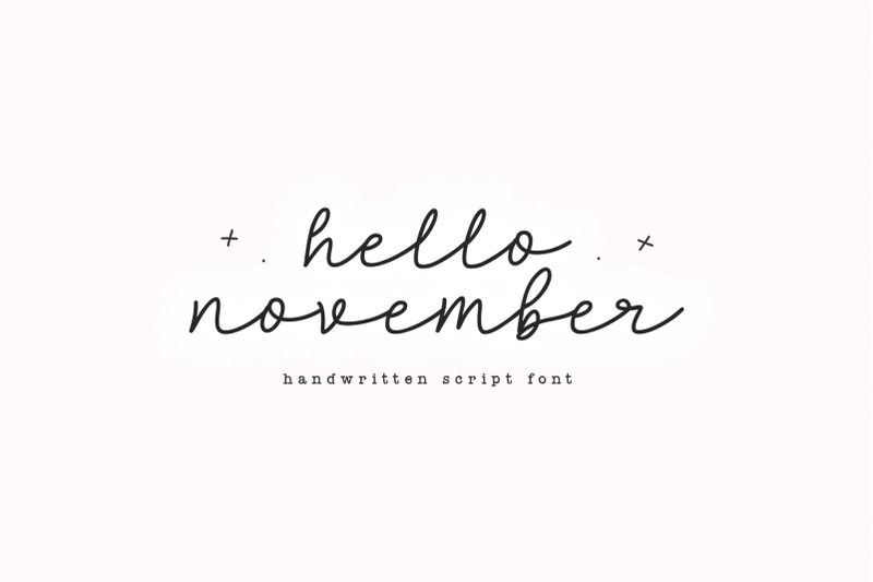 hello-november-handwritten-script-font