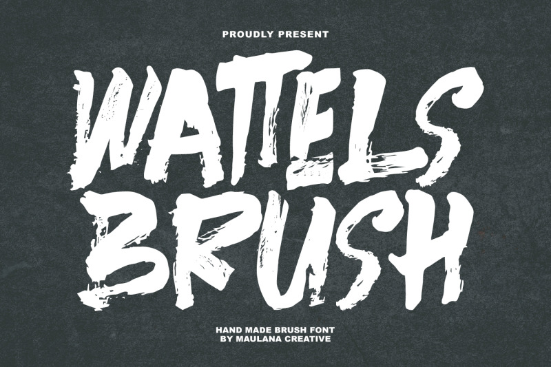 wattels-brush-handmade-font