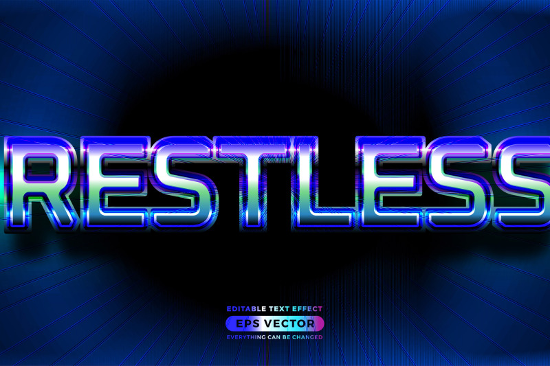 restless-editable-text-style-effect-in-retro-look-design