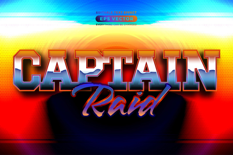 captain-raid-editable-text-style-effect-in-retro-look-design