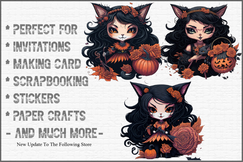 halloween-black-cat-girl-clipart