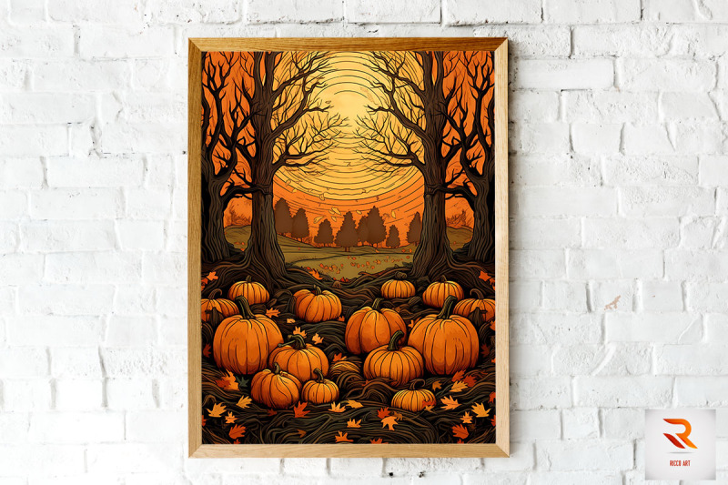 beautiful-fall-with-pumpkin-wall-art