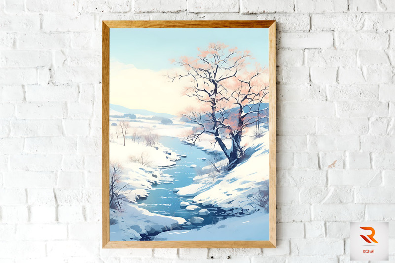 beautiful-winter-landscape-wall-art