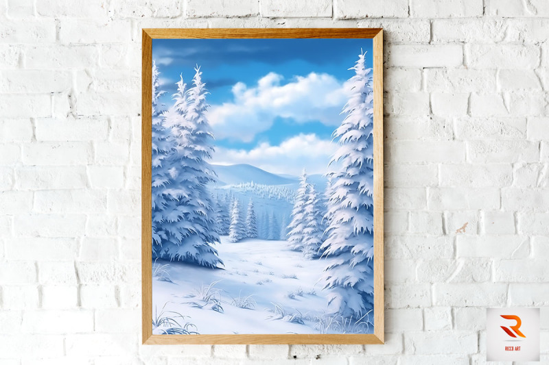 beautiful-winter-landscape-wall-art