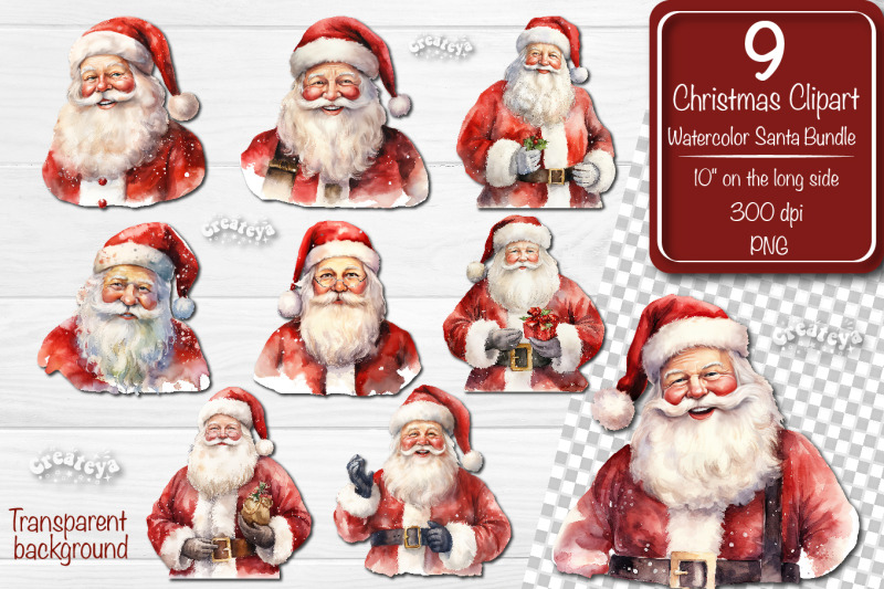 christmas-clipart-watercolor-santa-clipart-bundle-xmas-santa-illustrat