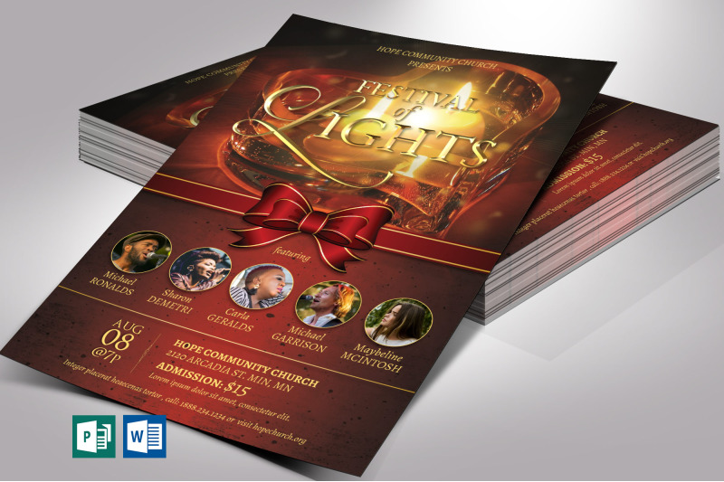 light-christmas-flyer-template-for-word-and-publisher-4x6-inches