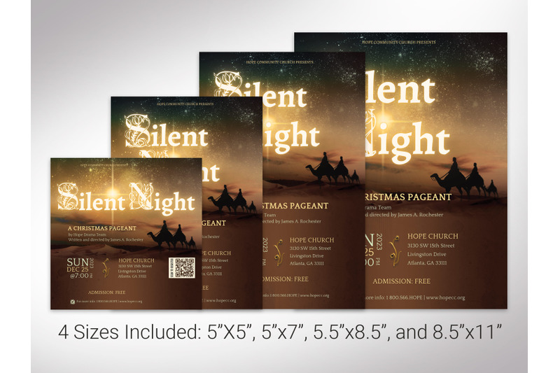 silent-night-christmas-flyer-template-for-canva-4-sizes