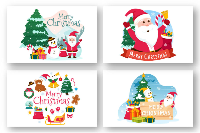 13-merry-christmas-vector-illustration