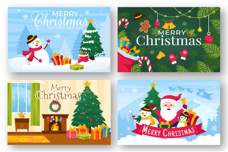 13-merry-christmas-vector-illustration