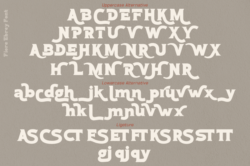 fiore-ebrey-display-font