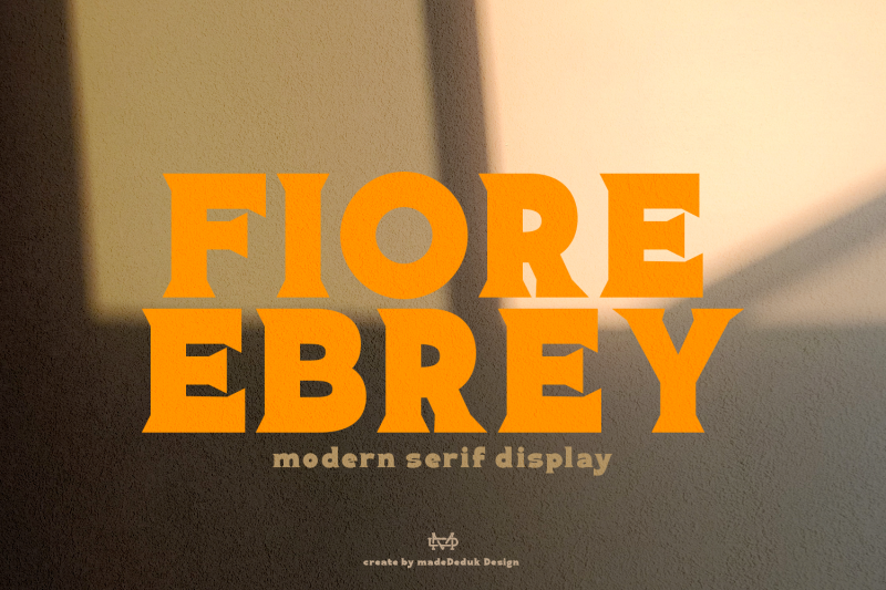 fiore-ebrey-display-font