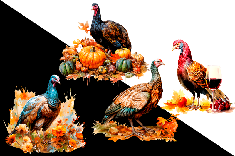 traditional-thanksgiving-turkey-clipart-sublimation