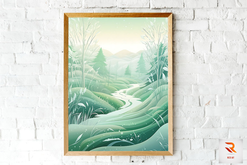 winter-landscape-illustration-wall-art