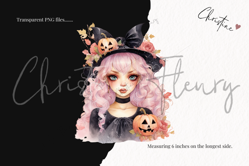 watercolor-pink-pastel-halloween-clipart