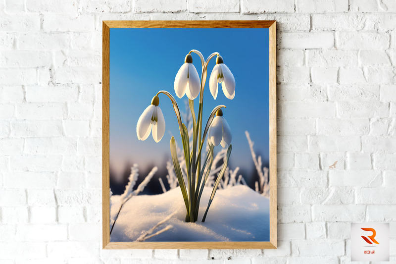 frosted-snowdrop-winter-wall-art