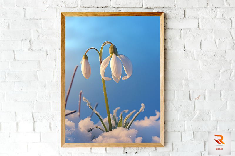 frosted-snowdrop-winter-wall-art