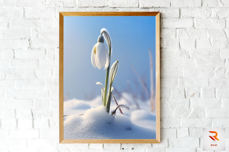 frosted-snowdrop-winter-wall-art