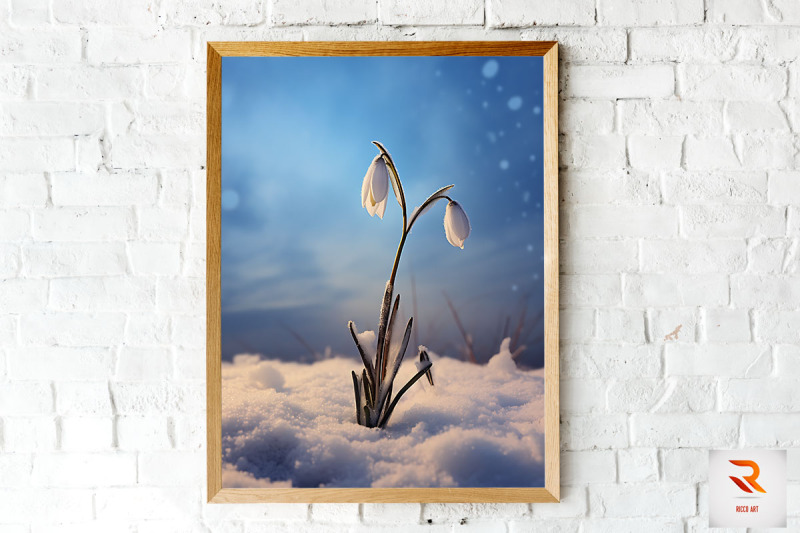 frosted-snowdrop-winter-wall-art