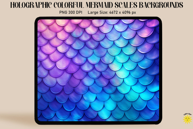 holographic-mermaid-scales-background