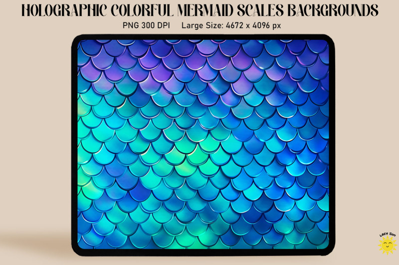 holographic-mermaid-scales-background